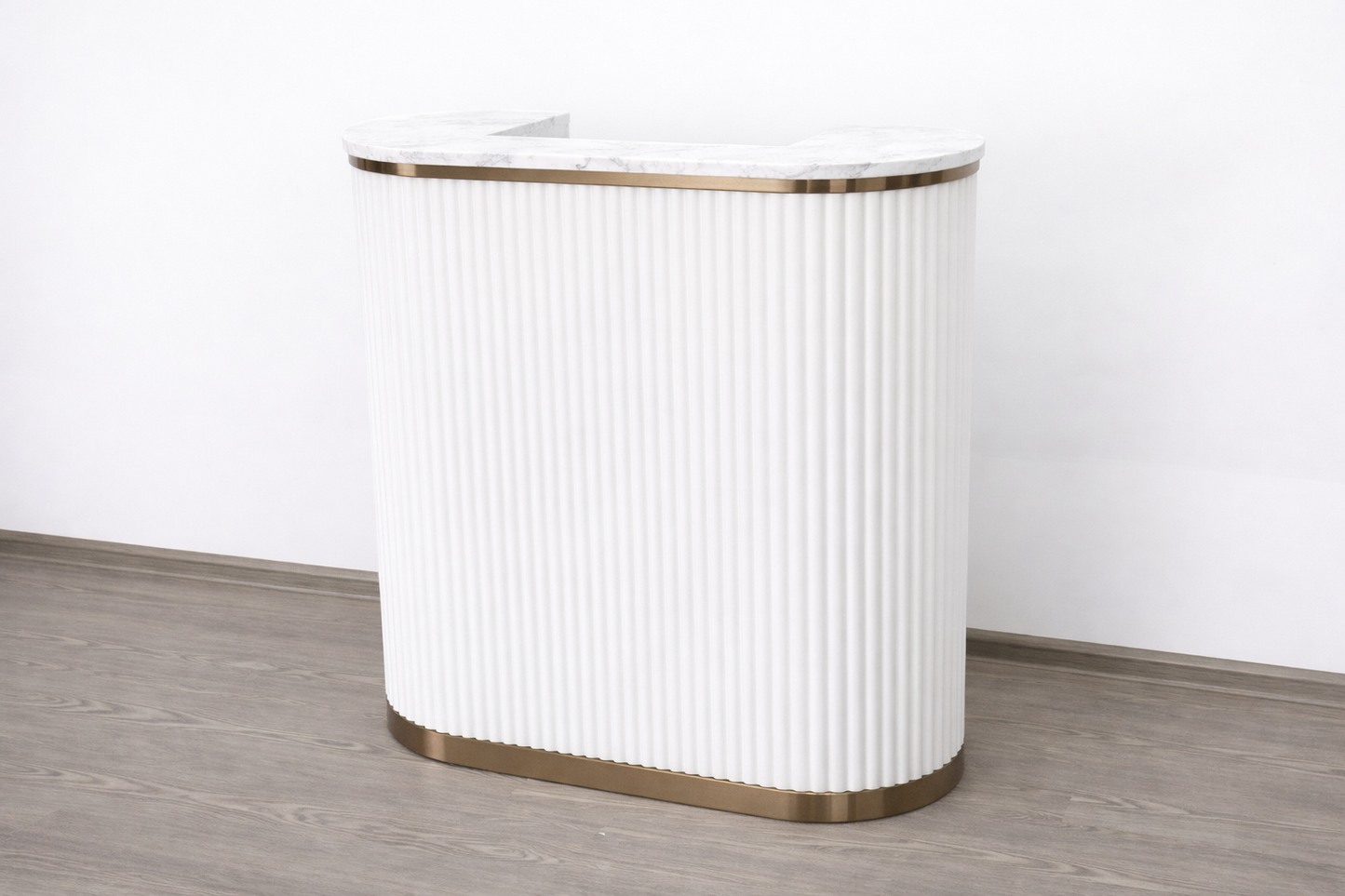 Mila Tambour Reception Desk — Custom (39")