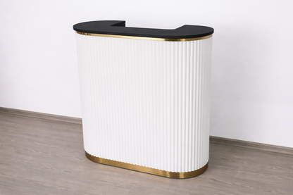 Mila Tambour Reception Desk — Custom (39")