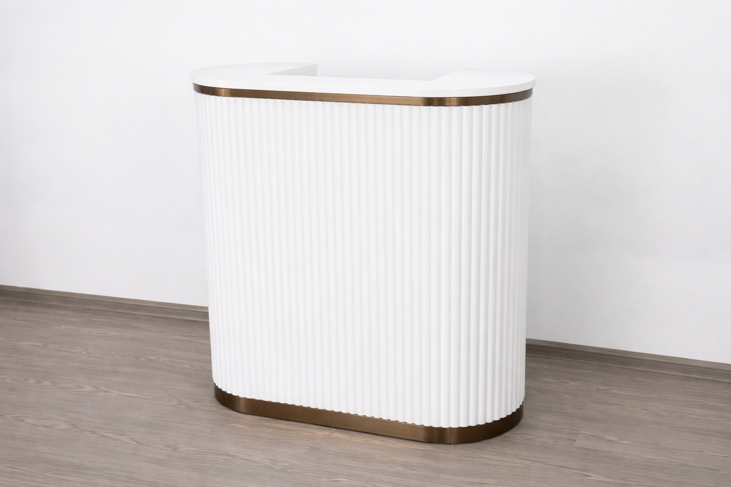 Mila Tambour Reception Desk — Custom (39")